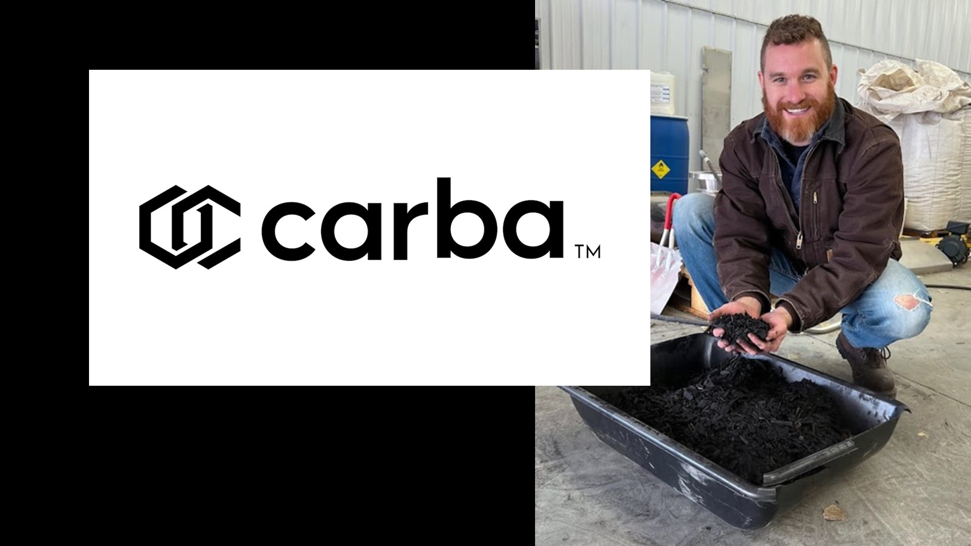Carba logo and CEO